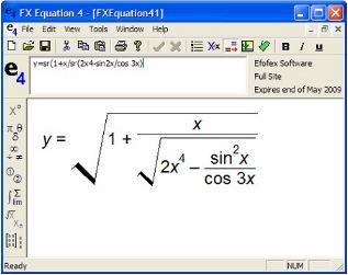 Efofex FX Equation v4.004.5 + Keygen C75e0395808dcbda4687a2c702316e8c4bb1bb5d